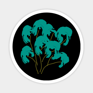 Fantasy flower vector Magnet